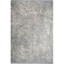 Conceptum Notta 1108 Alfombra de Pasillo Gris y Crema 120 x 350 cm